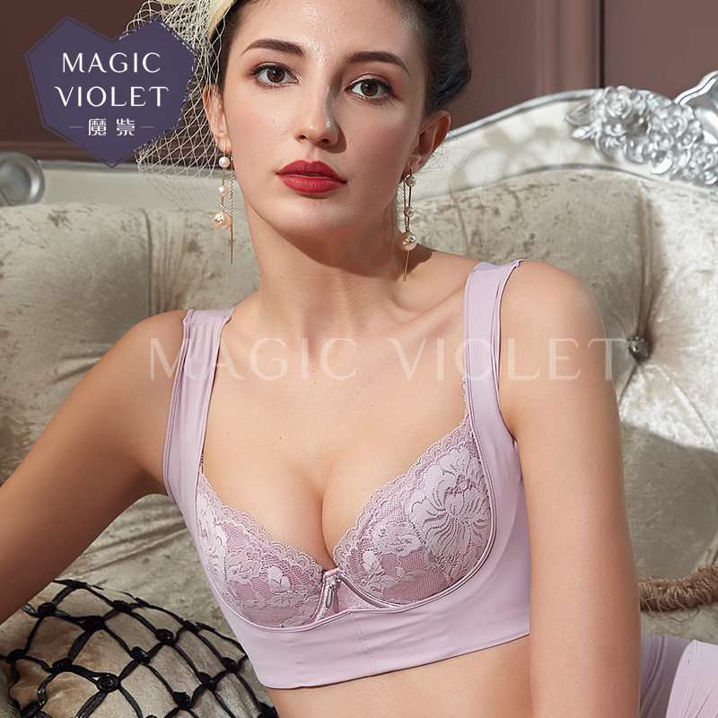 Magic purple body carving beauty back bra beauty salon light body shaping underwear women gather to collect sub-milk anti-sagging MA50