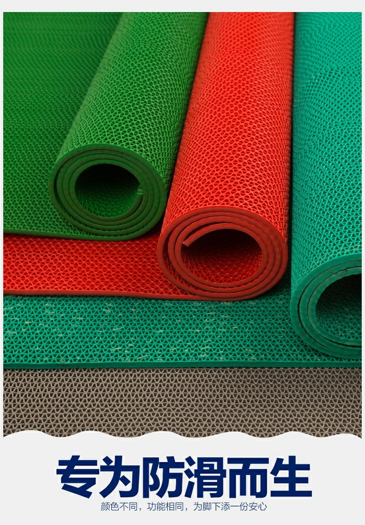 Phòng tắm mat nhà vệ sinh phòng tắm PVC rỗng mat hồ bơi nước nhựa mat lưới chân mat thảm lót cầu thang