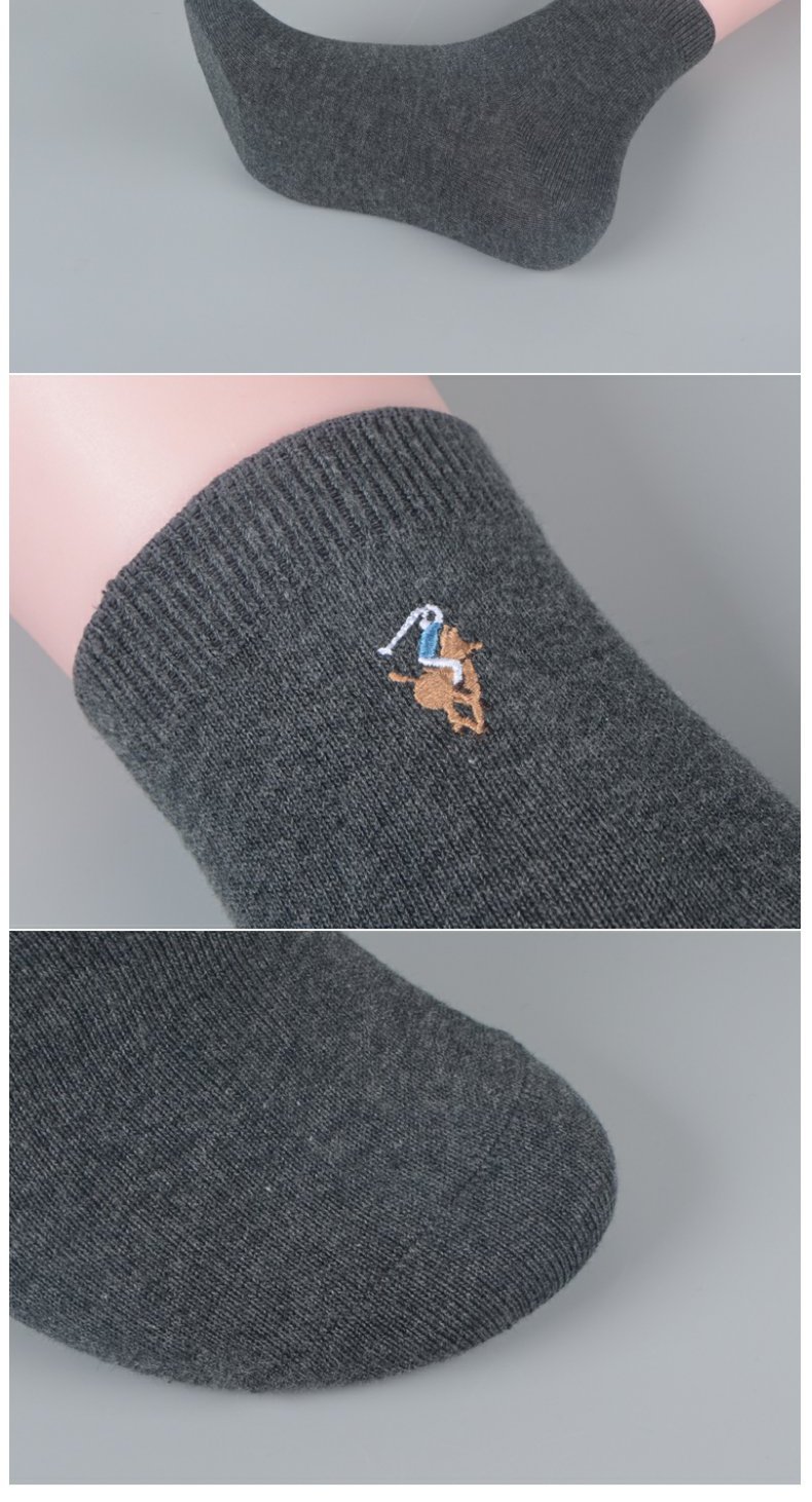Vớ nam polo mùa thu và mùa đông vớ cotton ống cao vớ nam vớ mùa thu và mùa đông giày nam 2871 vớ cao cổ