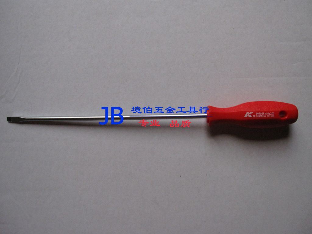 German K Card Tools 09302S Series Red shank One-type screwdriver Multiple specifications-Taobao