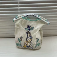 Светло -серая медаль кролик mini +синий мини -ремень плеча