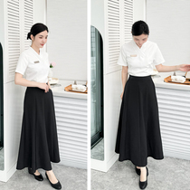 Like the wind 2024 new summer beautician work clothes female health club temperament high-end beauty salon spa suit skirt