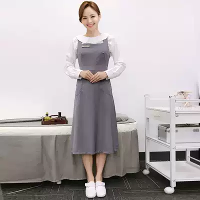 New style Japanese beautician work clothes spa health center technician manicurist beauty teacher dress dress uniform