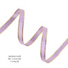 Purple hair band, polyester, 0.7cm, 45m
