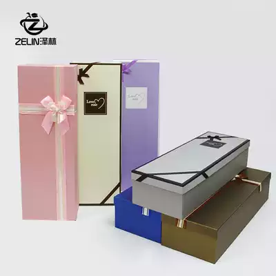 Zelin Flower Packaging Materials Love Set Two Changfang Gift Box Flower Shop Gift Box Rose Bouquet Box