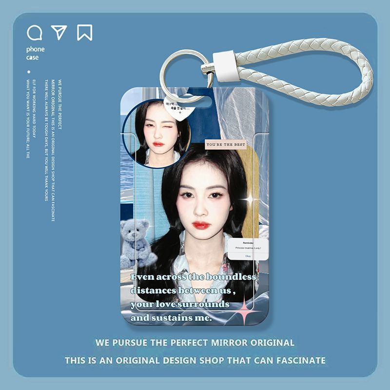 白鹿双马尾甜美学生卡套滑盖饭卡公交卡门禁校园身份证件保护套_动漫挂件_淘宝游戏网