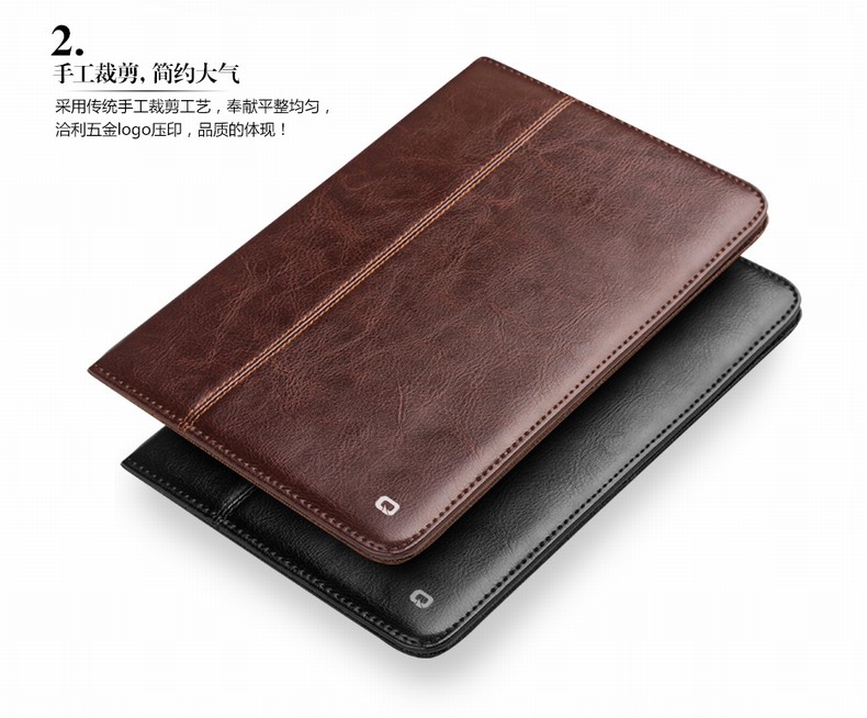 Apple Tablet iPad2 3 4 6 iPad Air2 Sleep Wake Up Leather Case Phụ kiện bảo vệ