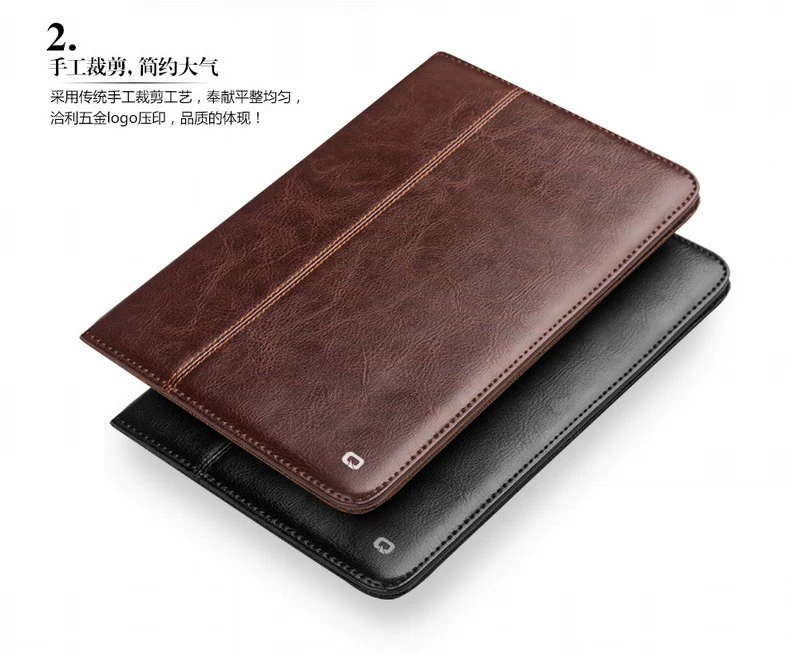 Apple Tablet iPad2 3 4 6 iPad Air2 Sleep Wake Up Leather Case Phụ kiện bảo vệ