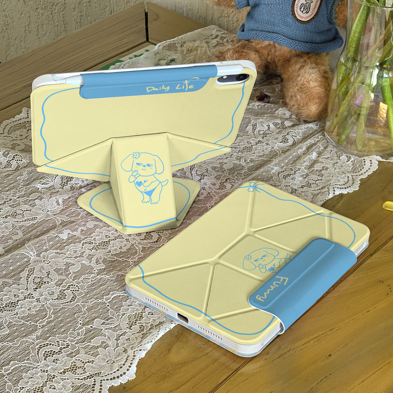 2026 New Model Suitable for iPad 11 Protective Case with Magnetic Height Increase, Air8 Tablet iPad Pro Protective Cover, Detachable Mini7 Pen Slot, 6 Apple 10Th Generation 5 Double-Sided Clip 11-Inch 13 Transparent 12.9