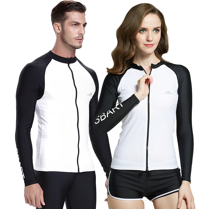 Swimsuit 2021 new conservative female summer belly slim long sleeve sunscreen seaside two-piece professional couple swimsuit