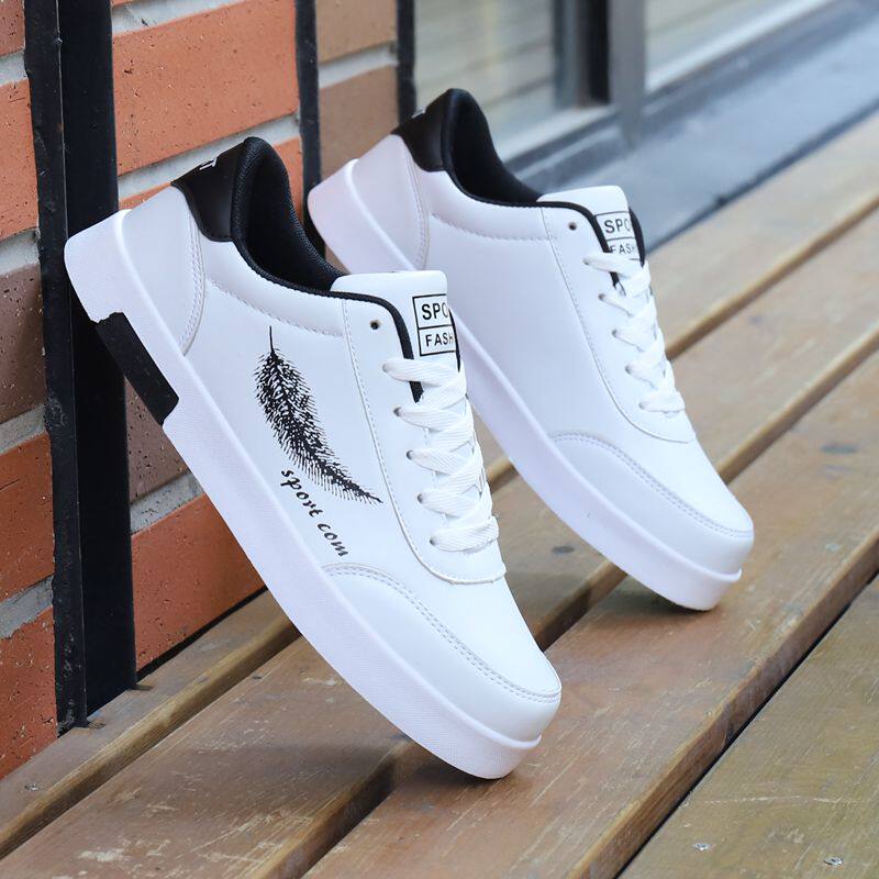 Tide Card Little White Shoes Man 2022 Chunqiu New Korean version 100 Lap Breathable Student Sports Casual Inner heightening Slip Shoe