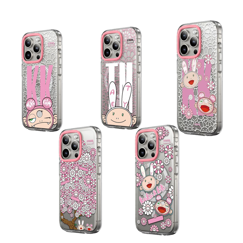 ASE新款村上隆KAIKAIANDKIKI联名系列适用于iPhone16磁吸MagSafe