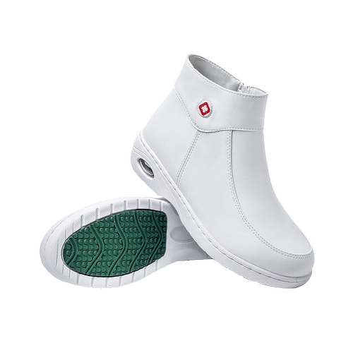 Униформа медсестры, туфли, зимняя обувь, утепленный кушон, демисезонные высокие короткие сапоги, мягкая подошва