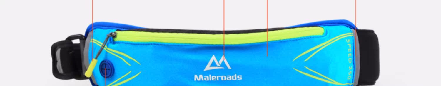 Đặc biệt hàng ngày Miles thể thao chạy túi Marathon thiết bị chạy marathon nam và nữ túi vành đai ngoài trời đa chức năng - Túi 	túi đeo hông rằn ri