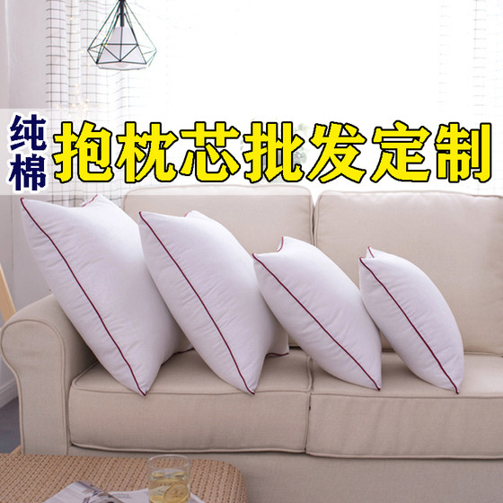 Pure cotton sofa pillow core pillow core cross stitch cushion core 40455055606570 square pillow core