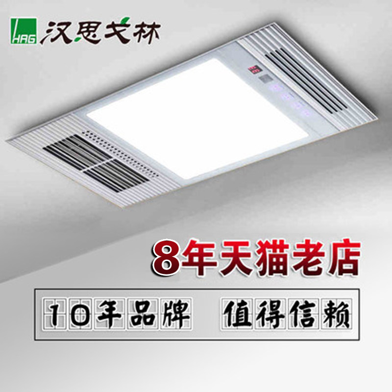 Hanth Gorin Bath Bully Integrated ceiling bath Lamp Makeup Room Multifunction Superconducting Bathroom Heating 300 * 600