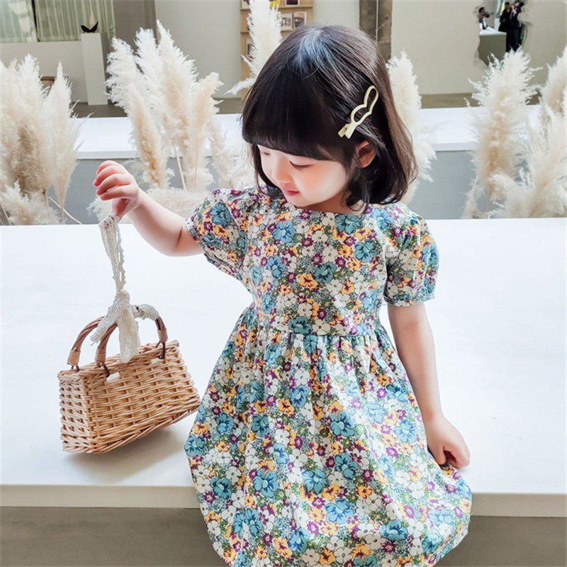 Girls dress summer pie red summer dress skirt children baby girl dress princess skirt summer