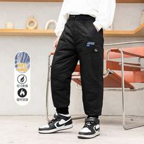Childrens 90 white duck down pants winter boys children wear thick leggings to keep warm down pants tide brand