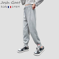 Tide brand childrens pants girls casual loose autumn trousers spring and autumn feet