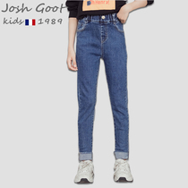 Tide brand Josh Goot joint childrens pants girls spring and autumn Korean version of Josh autumn pants jeans tide
