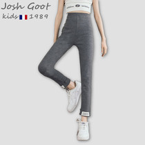 Chao brand childrens pants spring and autumn girls Korean version of Joker trousers big childrens leisure sports autumn leggings tide