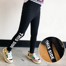 Tide brand girl pants summer children thin casual anti mosquito pants big boy treasure Net red sports pants leggings tide