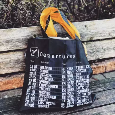 Germany LOQI travel series unisex fashion shopping bag Travel storage shoulder bag medium bag Portable portable