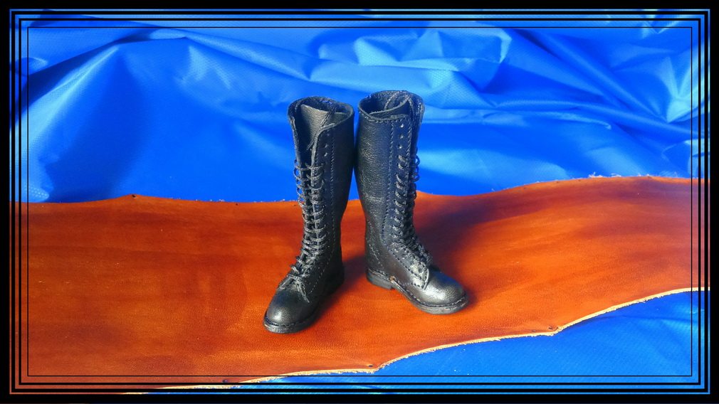 1:6 soldier lace-up boots
