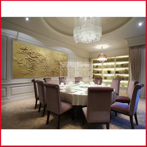 Шанхай Лонгчжан Рельеф-рельеф Фоон Стена Гостиная Гостиная Зал Зал защита Гуоксиангсианг