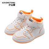 Детские флисовые демисезонные туфли для мальчиков, высокая дышащая спортивная обувь, коллекция 2021, подходит для подростков