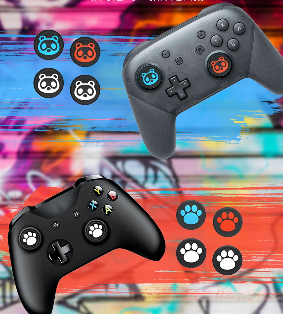 Switch PRO rocking lever cap PS4 XBOXONE handle cat claw sleeve NS PRO rocking lever cap good value