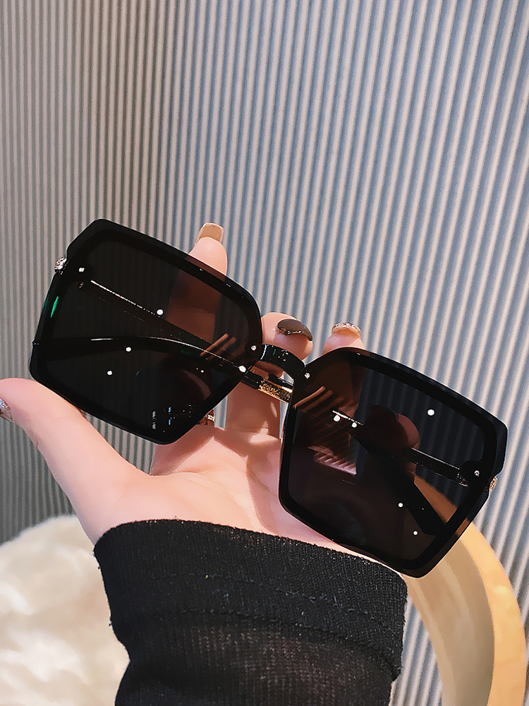 Japan Cospp Kosp square personality glasses female new wave sunglasses female anti-UV shading sunglasses male