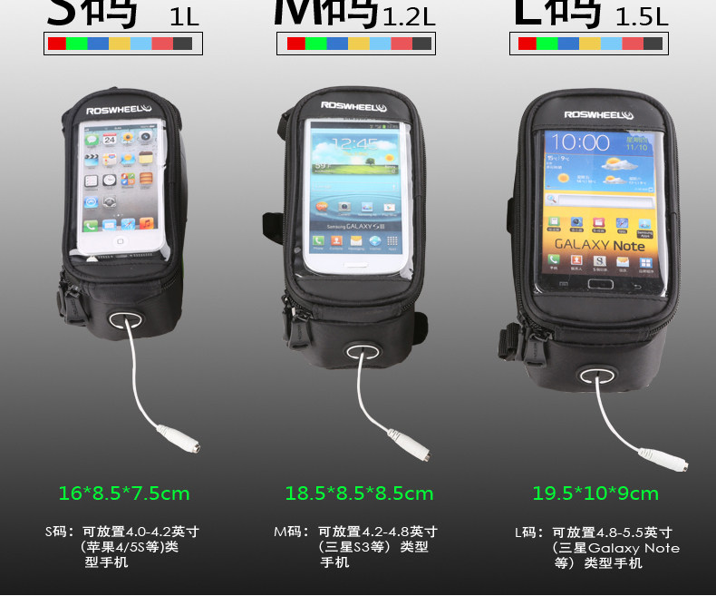 Sacoche pour vélo mixte ROSWHEEL - Ref 2217534 Image 16