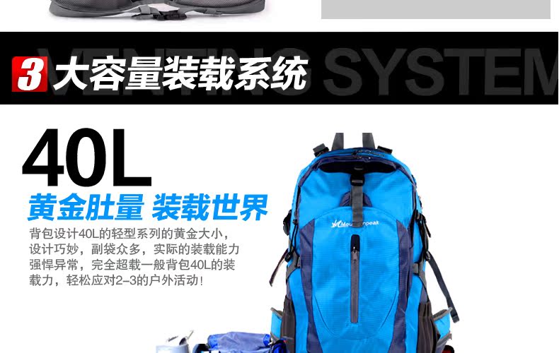 Sacoche pour vélo PEAK MOUNTAIN - Ref 2232943 Image 17