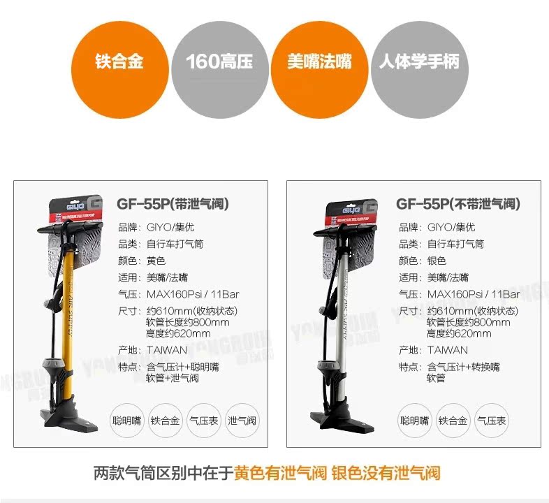 Pompe à vélo GIYO - Ref 2396354 Image 9