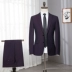 Phù hợp với nam giới mùa thu Hàn Quốc Slim Groom Wedding Dress Suit Suit nam - Suit phù hợp Suit phù hợp