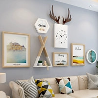 Фотография, креативный декор для гостиной, настенная фоторамка, скандинавский стиль, популярно в интернете