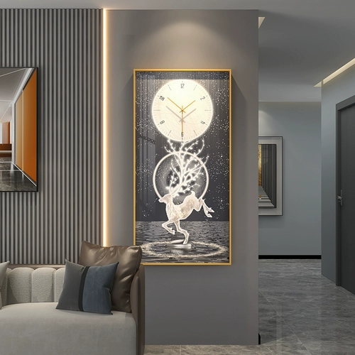 Современные модные креативные настенные часы, простой и элегантный дизайн, легкий роскошный стиль, изысканный стиль, популярно в интернете