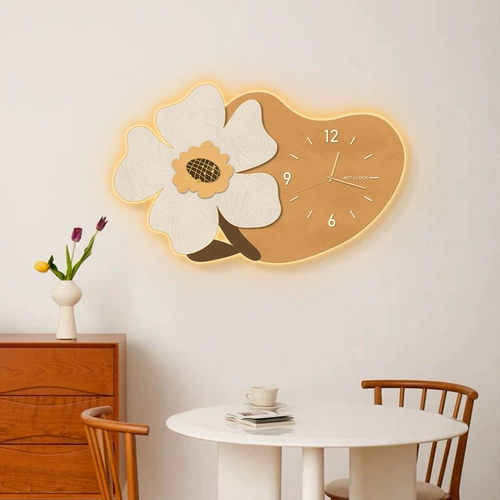 Nordic Ins Wind Living Room сияющие часы ресторан декоративные висящие часы