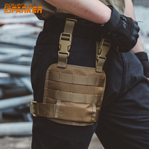 Outstanding tactical leg hanging board molle accessory leg with leggings sinking accessories bullet bag outdoor military fan equipment