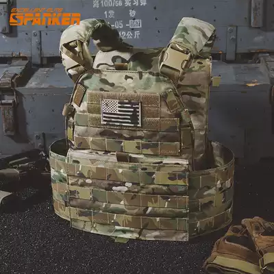 Outstanding quick dismantling tactical vest vest single soldier carrying anti-stab body armor military fan supplies outdoor equipment