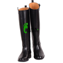 Foot satisfaction Spring and Autumn new one-pedal cowhide sleeve boots Commander high tube trend fashion German mens boots