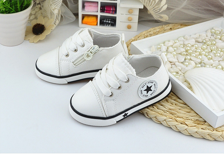 Chaussures enfants en toile suture de voiture pour printemps - semelle tendon - Ref 1037330 Image 19