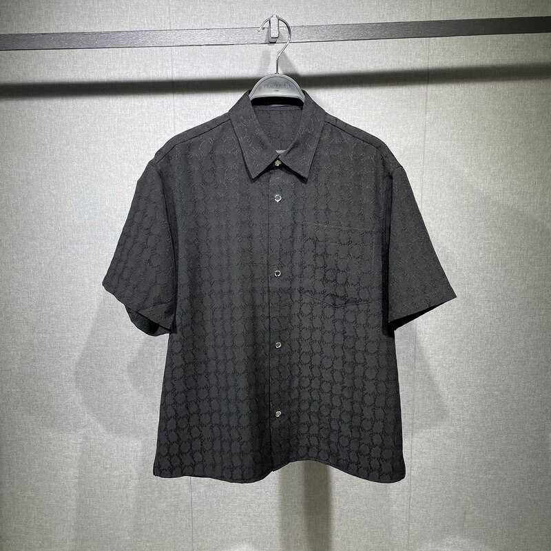 B1Cjg2284 Peacebird Men's 2026 Summer Loose Short-Sleeve Shirt Youth Casual Turn-Down Collar Plaid Breathable