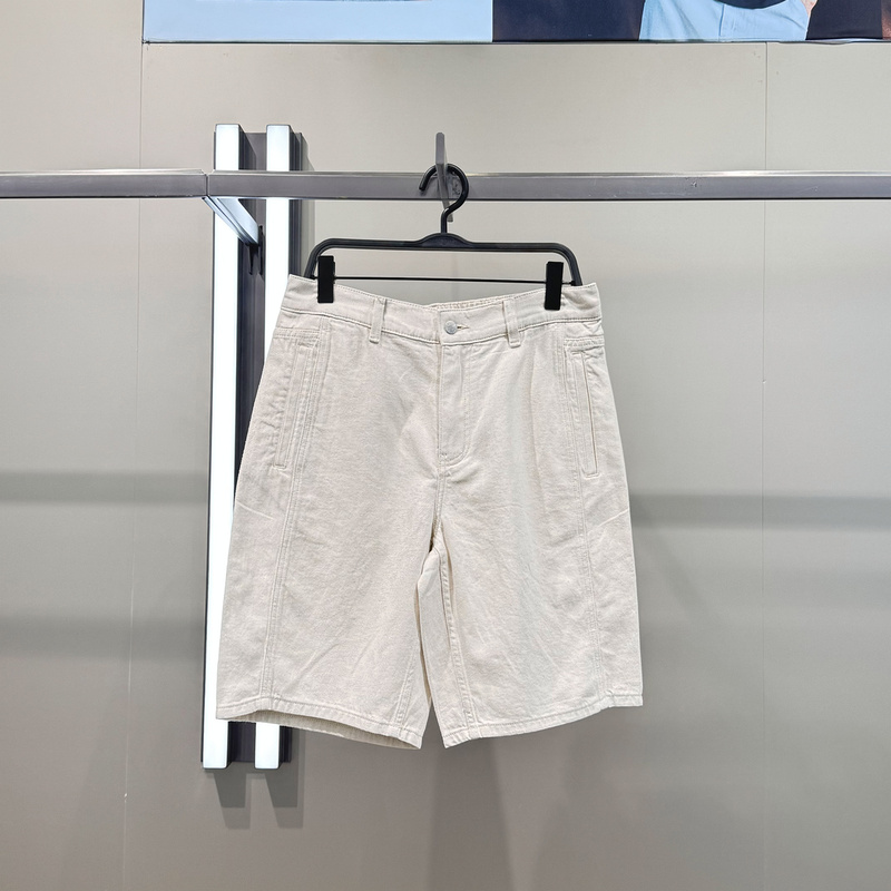 B1Hbg241G Peacebird Men's 2026 Summer New Loose Shorts Fashionable Jeans Simple Straight Trendy