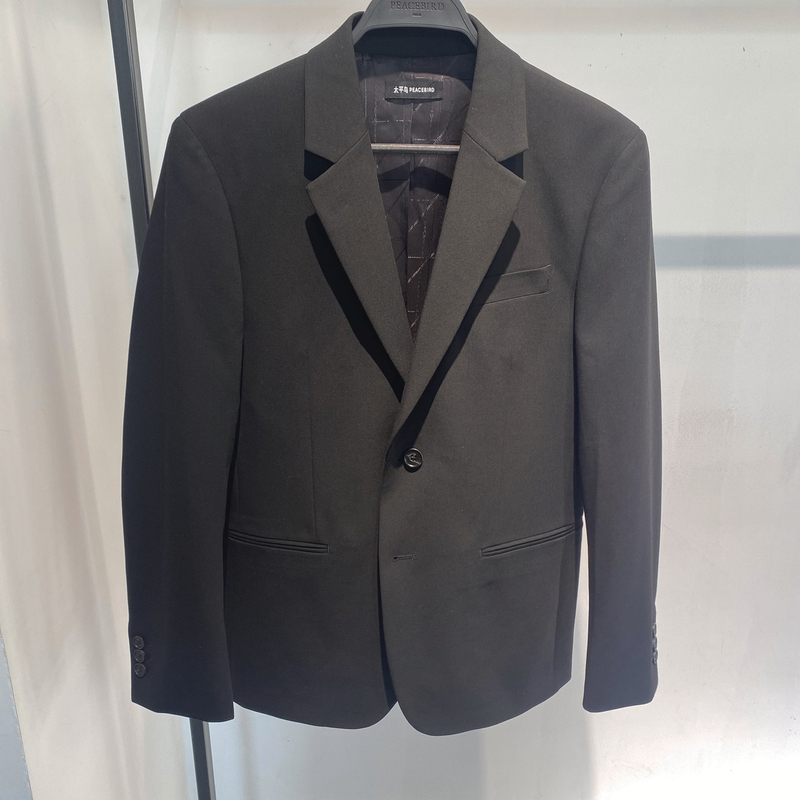 B1Bag1239 Peacebird Men's Suit 2026 Spring New Slim Fit Business Suit Business Casual Jacket