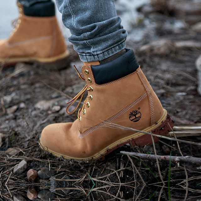 ສະຖາບັນວິທະຍາສາດຈີນອ້າຍ Timberland Timberland 10061W ເກີບ rhubarb ກາງແຈ້ງຄລາສສິກທີ່ບໍ່ສາມາດເຕະໄດ້ 10361W