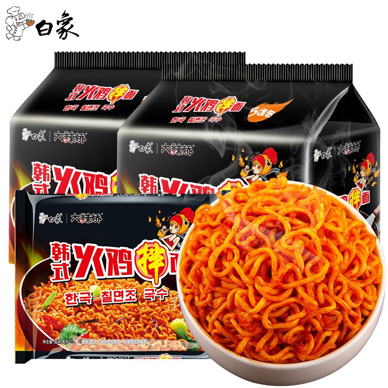 【白象】香辣韩式火鸡面10包整箱