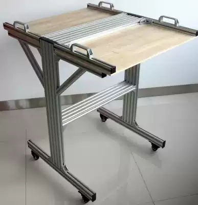 Aluminum extrusion material frame toy rack hand push frame movable bracket frame aluminum extrusion material frame