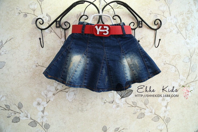 Jupe fillette en toile - Ref 2050933 Image 4